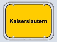 Ortsschild Kaiserslautern